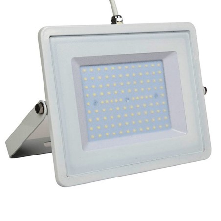 LAMPADA LED FARO 100W PROIETTORE SMD SAMSUNG CHIP G2 CORPO BIANCO 3000K (21415)