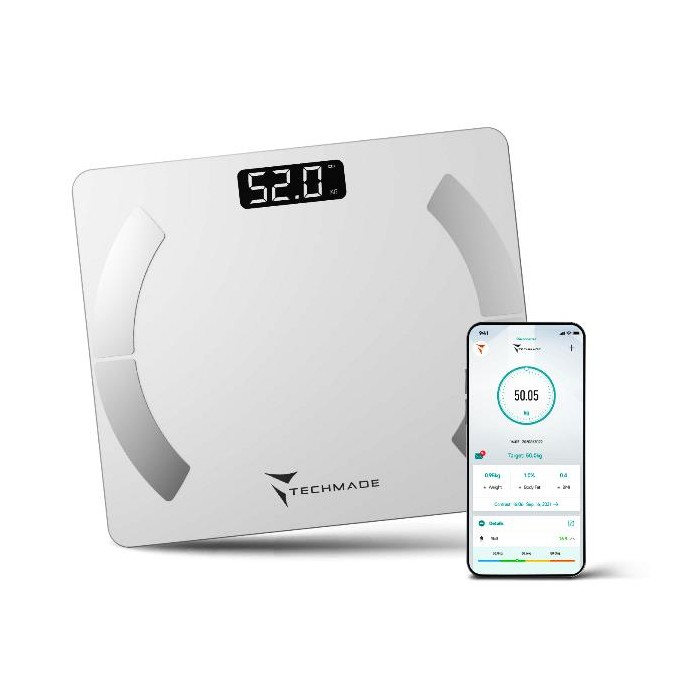 BILANCIA PESAPERSONE SMART DIGITALE ELETTRONICA - BIANCA (TM-SCALE-WH)