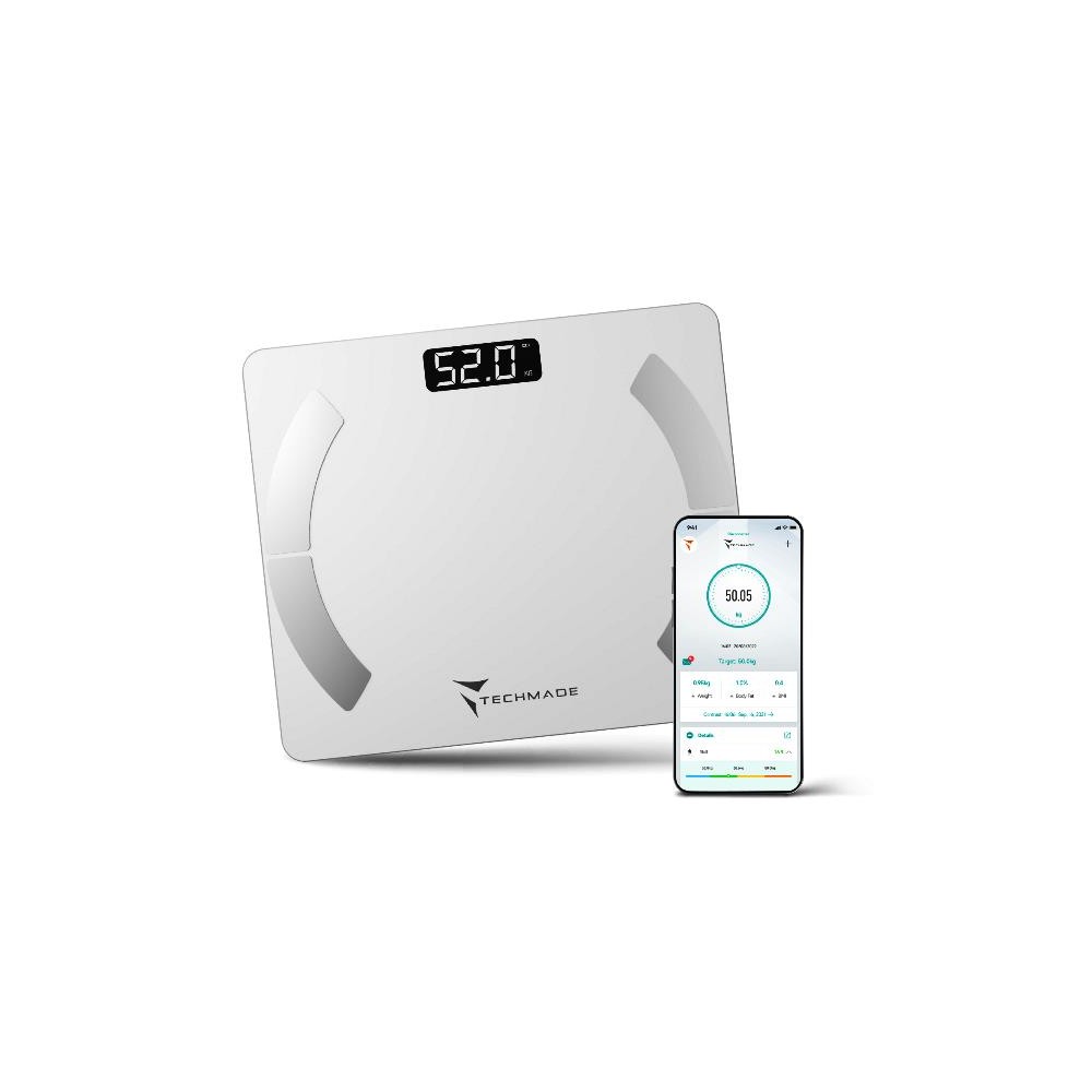 BILANCIA PESAPERSONE SMART DIGITALE ELETTRONICA - BIANCA (TM-SCALE-WH)