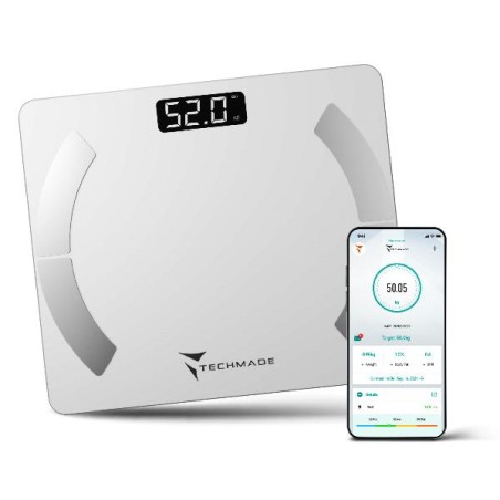 BILANCIA PESAPERSONE SMART DIGITALE ELETTRONICA - BIANCA (TM-SCALE-WH)