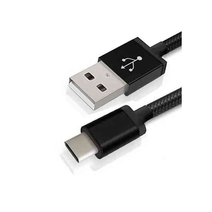 CAVO DATI E RICARICA TC-170 USB TYPE-C 3A QUICK NERO