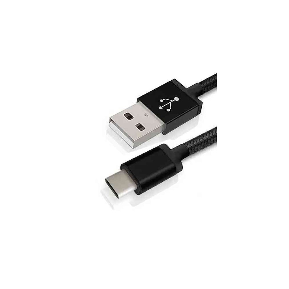 CAVO DATI E RICARICA TC-170 USB TYPE-C 3A QUICK NERO