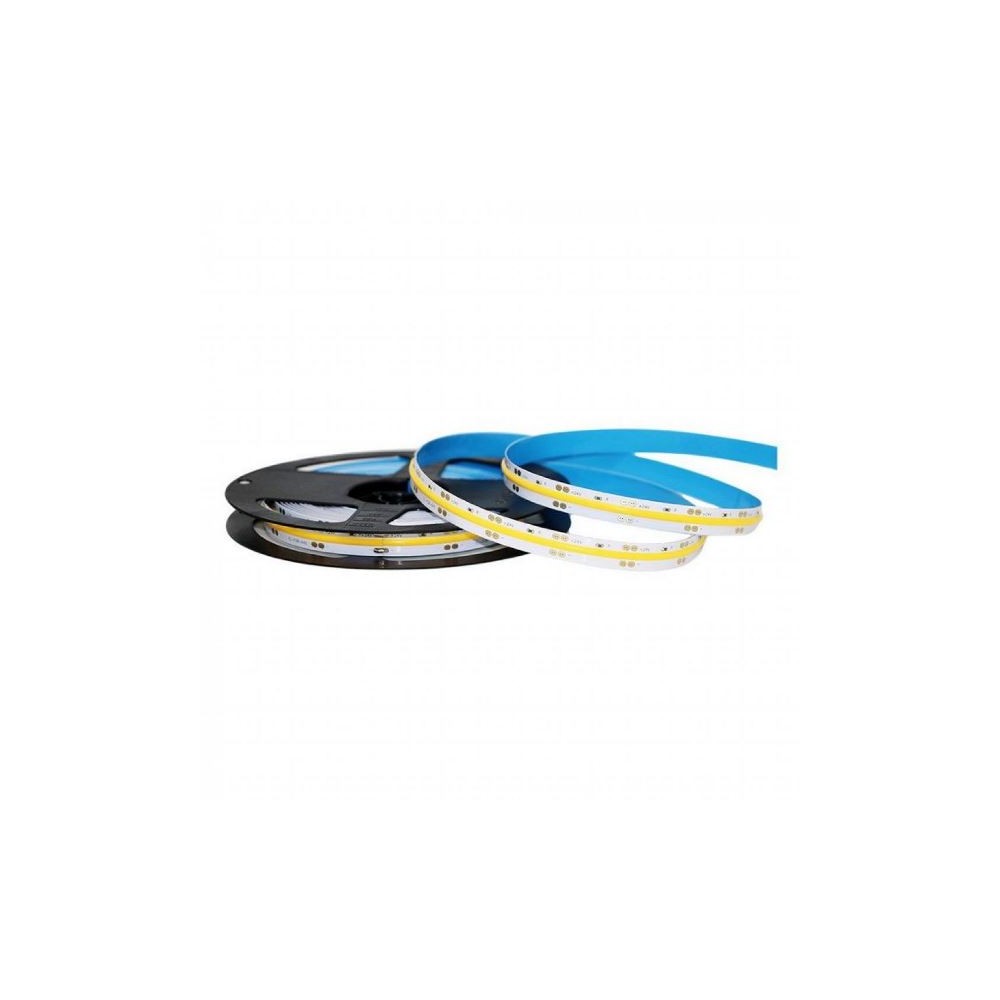 STRISCIA LED VT-512 1000LM/MT 24V COB STRIP 5MT 12W/MT BIANCO FREDDO 6000K (2651)