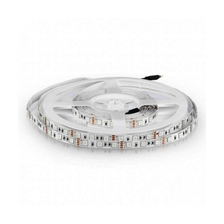 STRISCIA LED VT-5050 60LED/MT 12V STRIP 5MT 10.8W/MT RGB IP20 (212120)