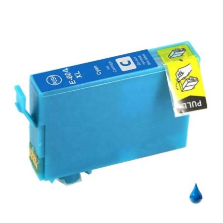 CARTUCCIA COMPATIBILE EPSON T604XL CIANO