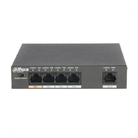 SWITCH RETE 3 PORTE POE + 1 PORTA HI-POE + 1 PORTA 10/100MBPS 60W (PFS3005-4ET-60-V2)