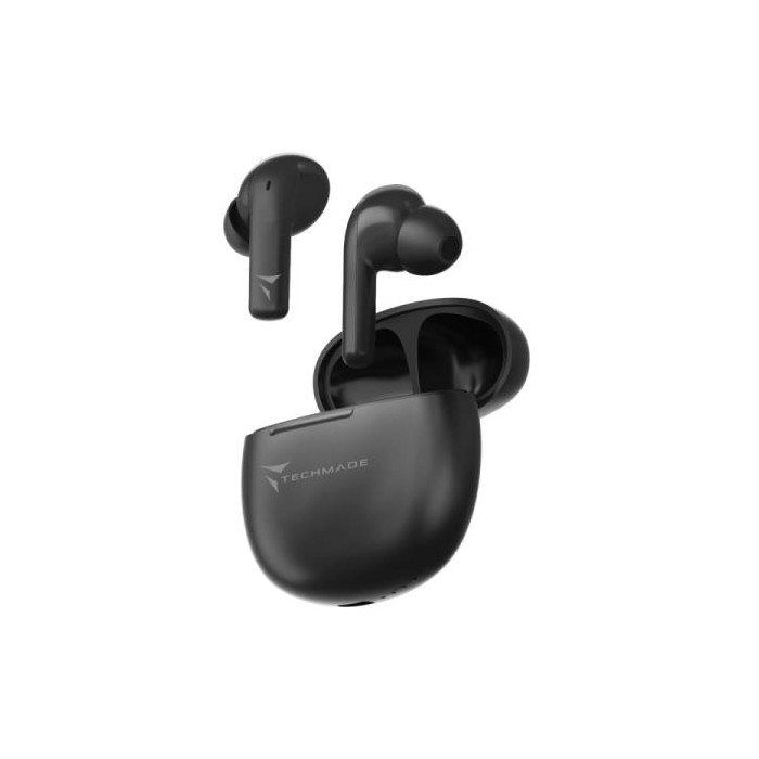 AURICOLARI BLUETOOTH EARBUDS CON BOX DI RICARICA NERO (TM-K201E-BK)