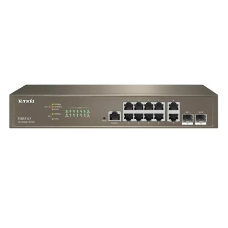 SWITCH RETE 10 PORTE TEG5312F GESTITO L3 GIGABIT ETHERNET (10/100/1000) E 2 PORTE SFP BASE-X 1000 MBPS