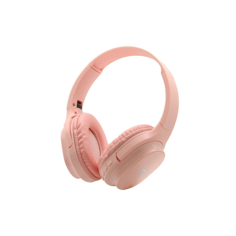 CUFFIA CON MICROFONO CHILOE' WIRELESS 5.0 - ROSA (27821P)