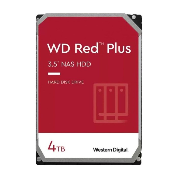 HARD DISK RED PLUS 4 TB NAS SATA 3 3.5 (WD40EFPX)