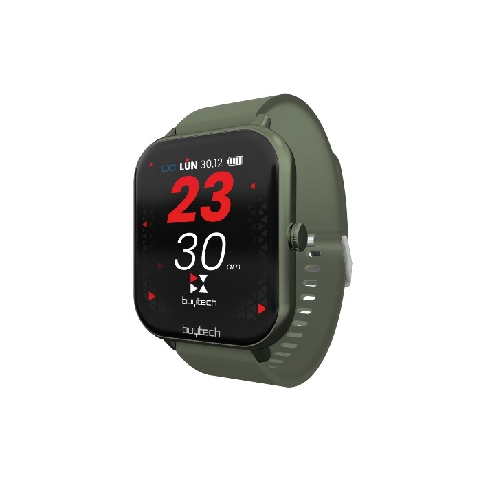 SMARTWATCH BUYTECH BY-ALFA-GR CASSA VERDE CINTURINO SILICONE