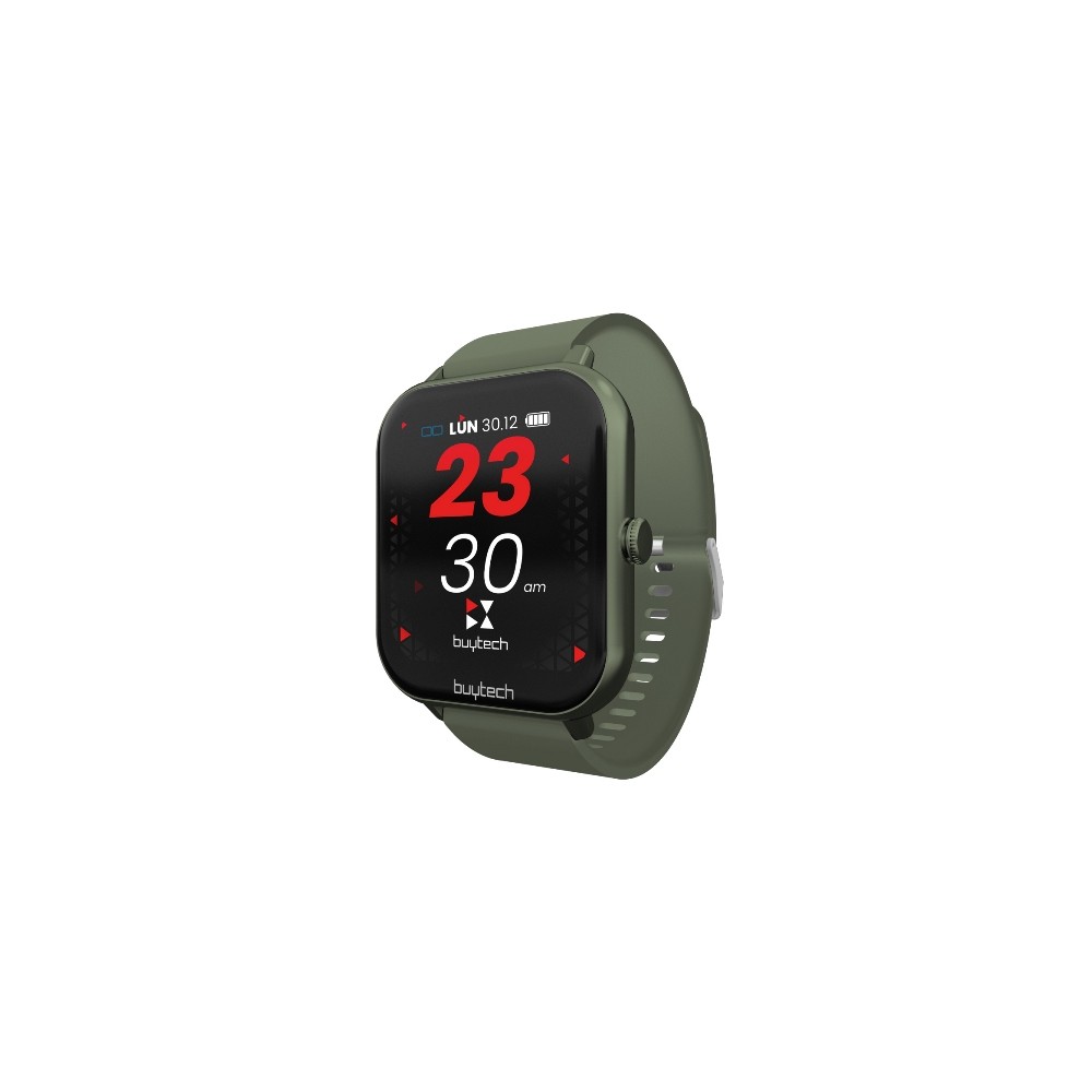 SMARTWATCH BUYTECH BY-ALFA-GR CASSA VERDE CINTURINO SILICONE