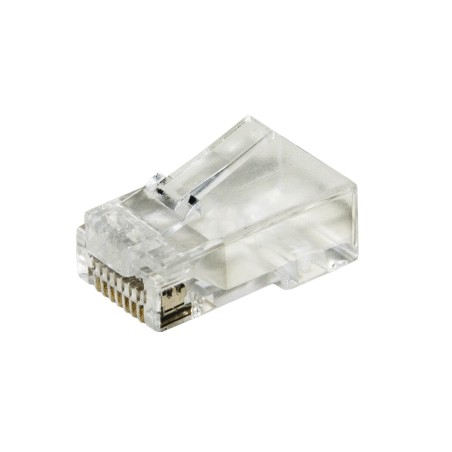 CONFEZIONE CONNETTORI PLUG RJ45 CAT.6 UTP 100PZ (LKPL8F)