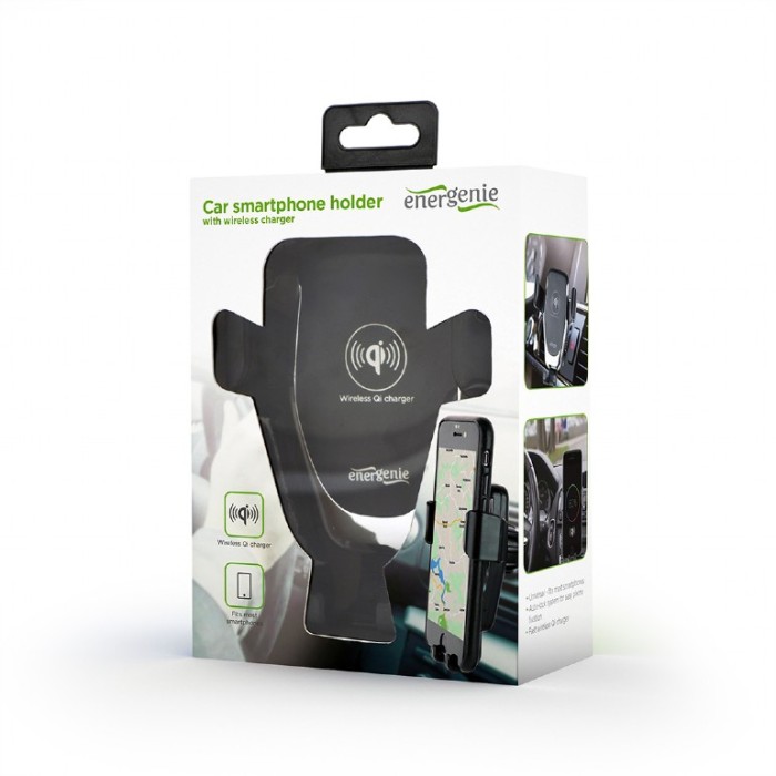 SUPPORTO PER SMARTPHONE DA AUTO CON CARICATORE WIRELESS 10W (EG-TA-CHAV-QI10-01)