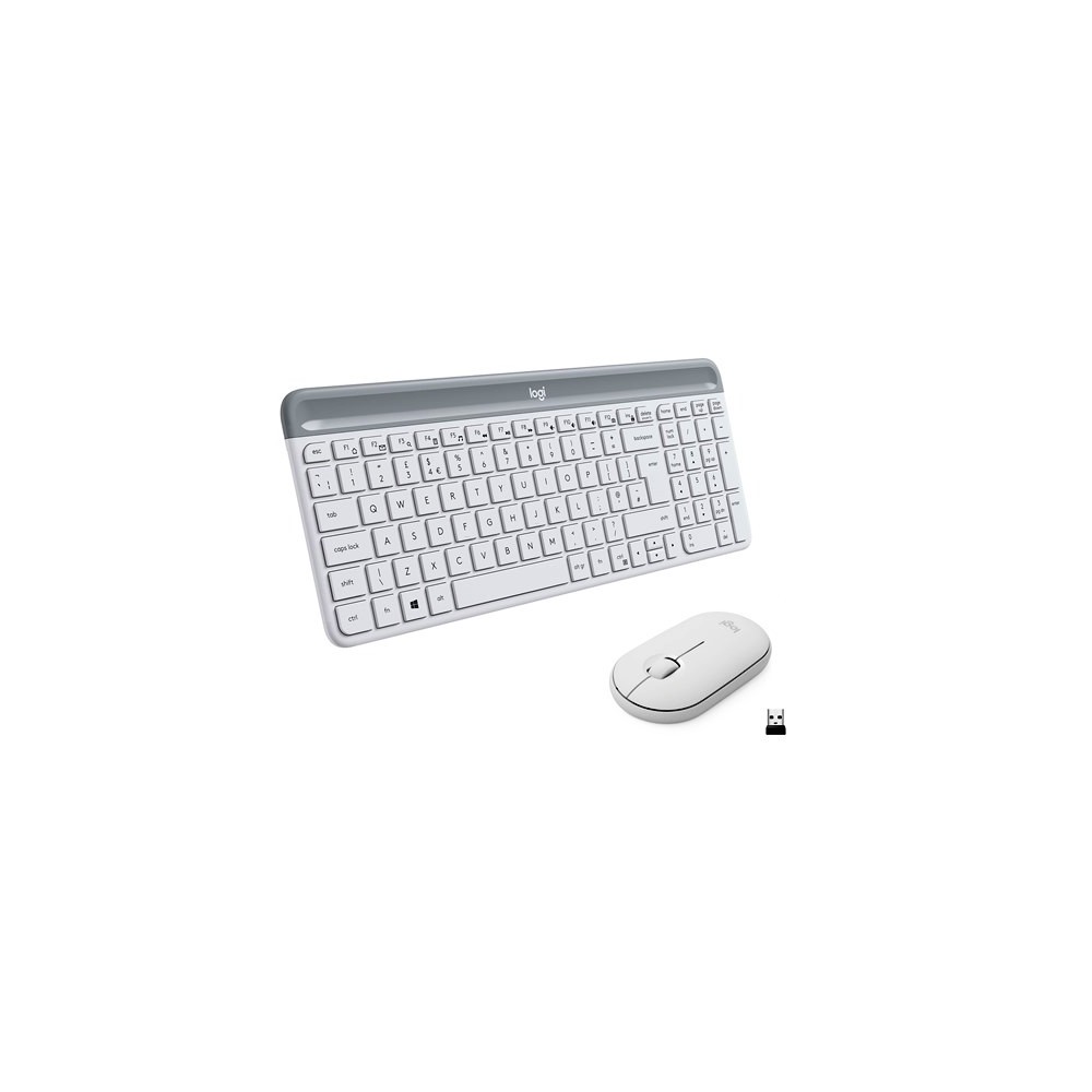 KIT MK470 TASTIERA + MOUSE NANO WIRELESS COMBO BIANCO (920-009197)