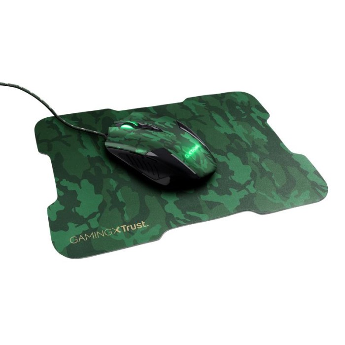 MOUSE GAMING GTX 781 RIXA CON TAPPETINO PER MOUSE (23611) CAMOUFLAGE