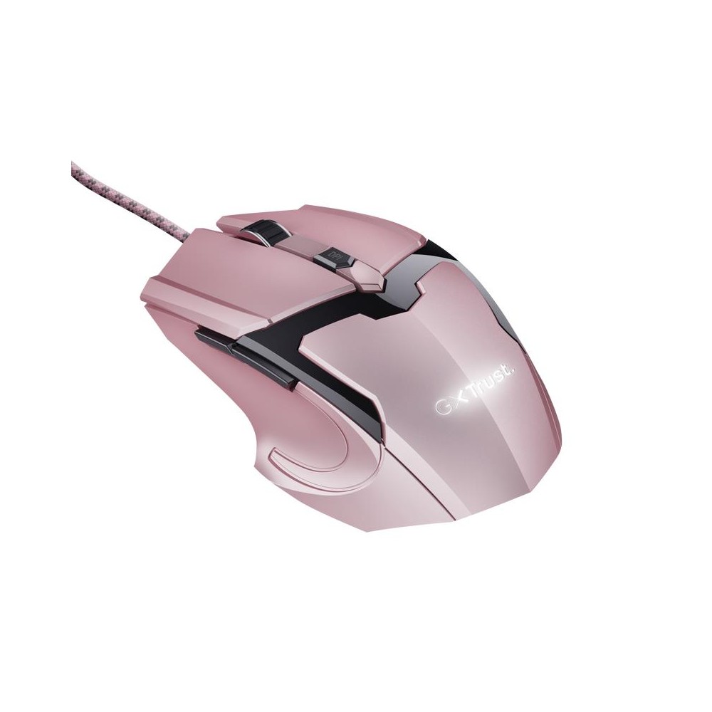 MOUSE GAMING GXT 101P GAV (23093) RETROILLUMINATO 6 PULSANTI - ROSA