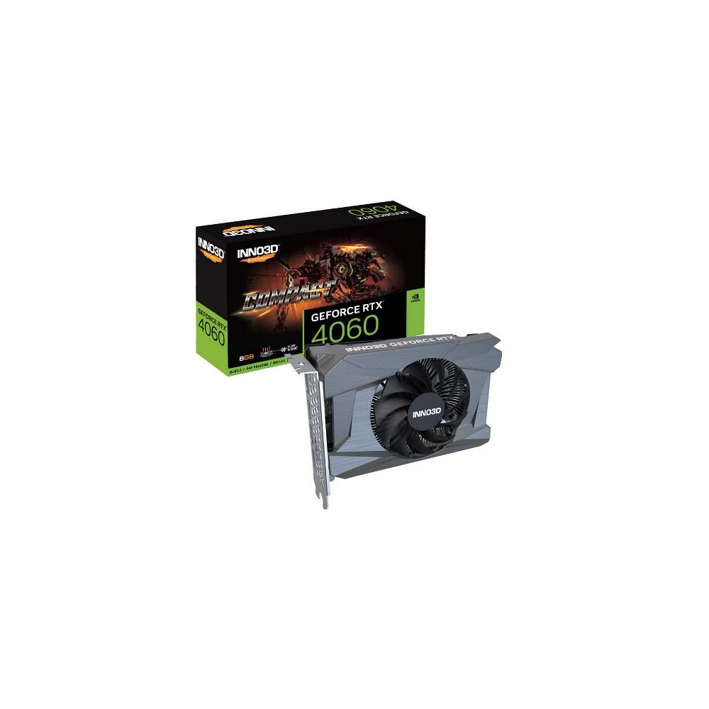 SCHEDA VIDEO GEFORCE RTX 4060 8 GB COMPACT (N40601-08D6-173050N)