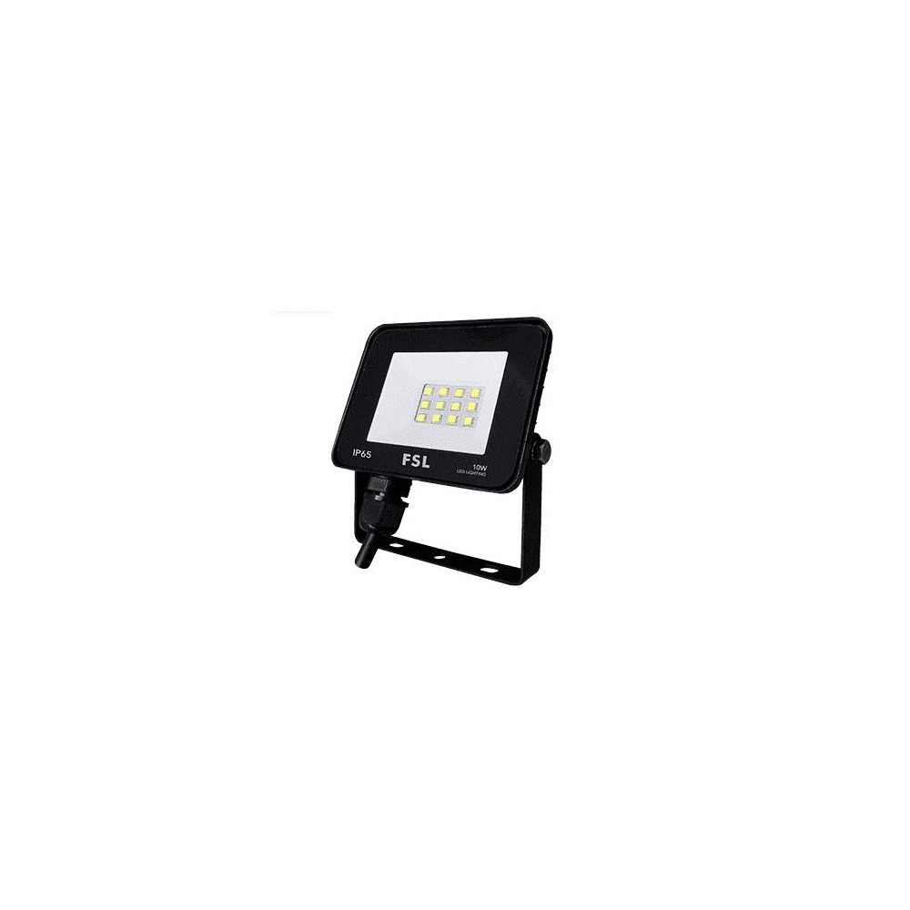 PROIETTORE PER ESTERNI NERO 10W - IP65 120_ 4000K (FLFE10W4K)