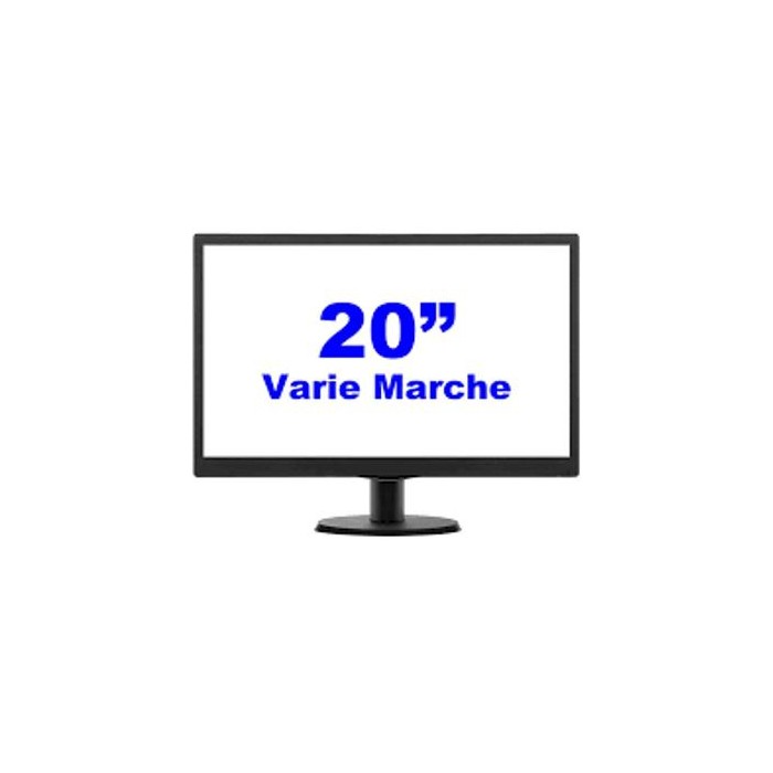 MONITOR 20" VARI MODELLI LED NO BOX - RICONDIZIONATO GR. A/A- GAR. 3 MESI