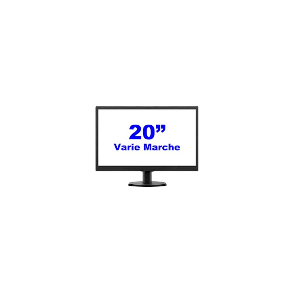 MONITOR 20" VARI MODELLI LED NO BOX - RICONDIZIONATO GR. A/A- GAR. 3 MESI