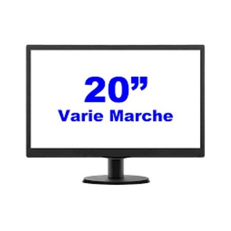 MONITOR 20" VARI MODELLI LED NO BOX - RICONDIZIONATO GR. A/A- GAR. 3 MESI