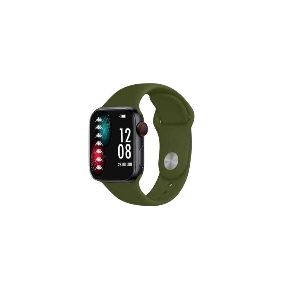 SMARTWATCH KW-P006 NERO CON CINTURINO VERDE MILITARE E NERO