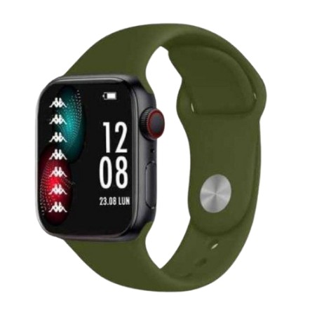 SMARTWATCH KW-P006 NERO CON CINTURINO VERDE MILITARE E NERO