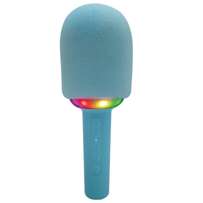 MICROFONO KARAOKE CON EFFETTI LUCE SNG A - BLU