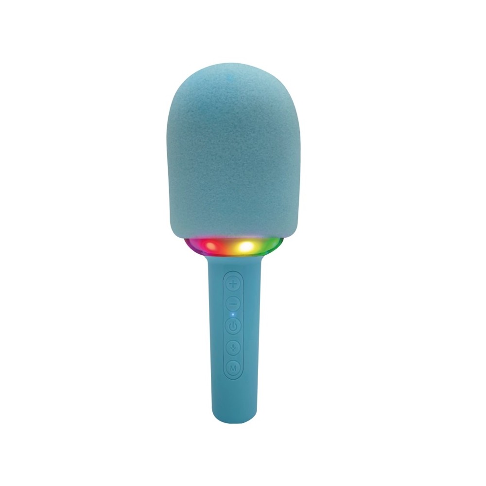 MICROFONO KARAOKE CON EFFETTI LUCE SNG A - BLU