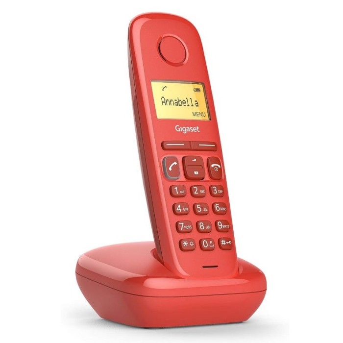 TELEFONO CORDLESS GIGASET A170 ROSSO FRAGOLA (S30852-H2802-D206)