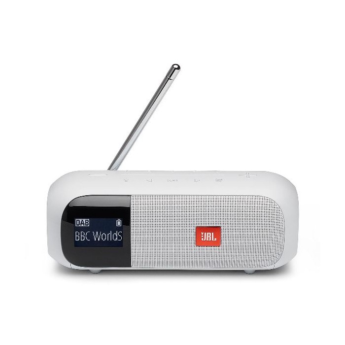 RADIO FM PORTATILE DIGITALE DAB+ DISPLAY LCD BLUETOOTH BIANCO (JBLTUNER2WHT)