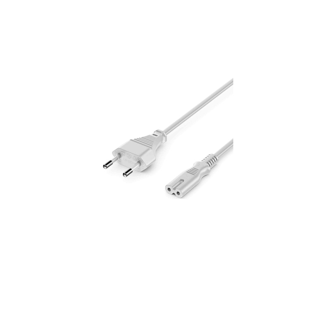 CAVO ALIMENTAZIONE EURO POWER PLUG 2 POLI M-C7F (EC1916) 1.8MT