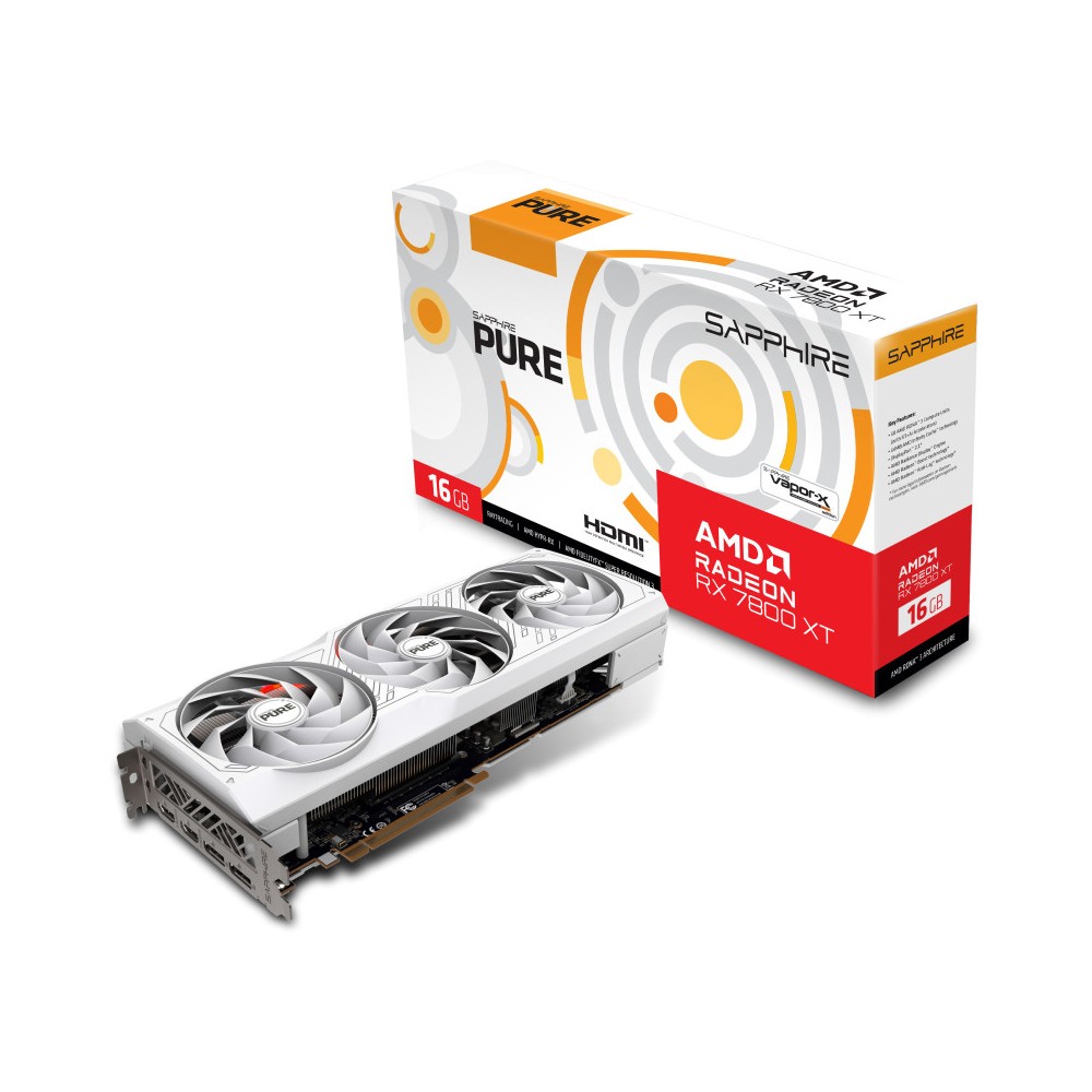 SCHEDA VIDEO RADEON RX7800 XT PURE GAMING OC 16GB (11330-03-20G)