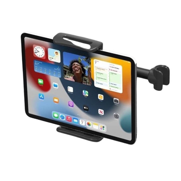 STAFFA AUTO PER TABLET/SMARTPHONE CON FISSAGGIO SEDILE POSTERIORE 11-20 CM (DEMCC319B)