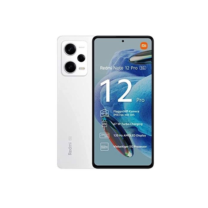 SMARTPHONE REDMI NOTE 12 PRO 5G 128GB POLAR WHITE EU