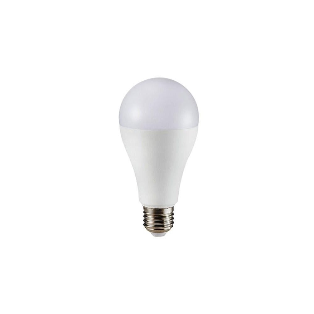 LAMPADINA A LED TERMOPLASTICO 17W E27 A65 200GR. IP20 2700K BIANCO CALDO (214456)