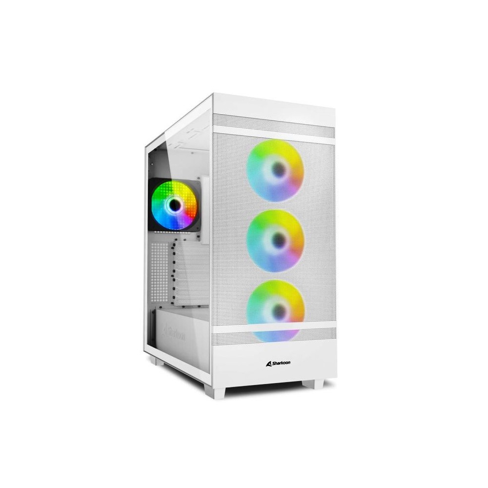 CASE GAMING REBEL C50 WHITE RGB ATX BIANCO NO ALIMENTATORE