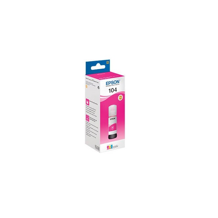 CARTUCCIA ORIGINALE ECOTANK 104 (C13T00P340) MAGENTA