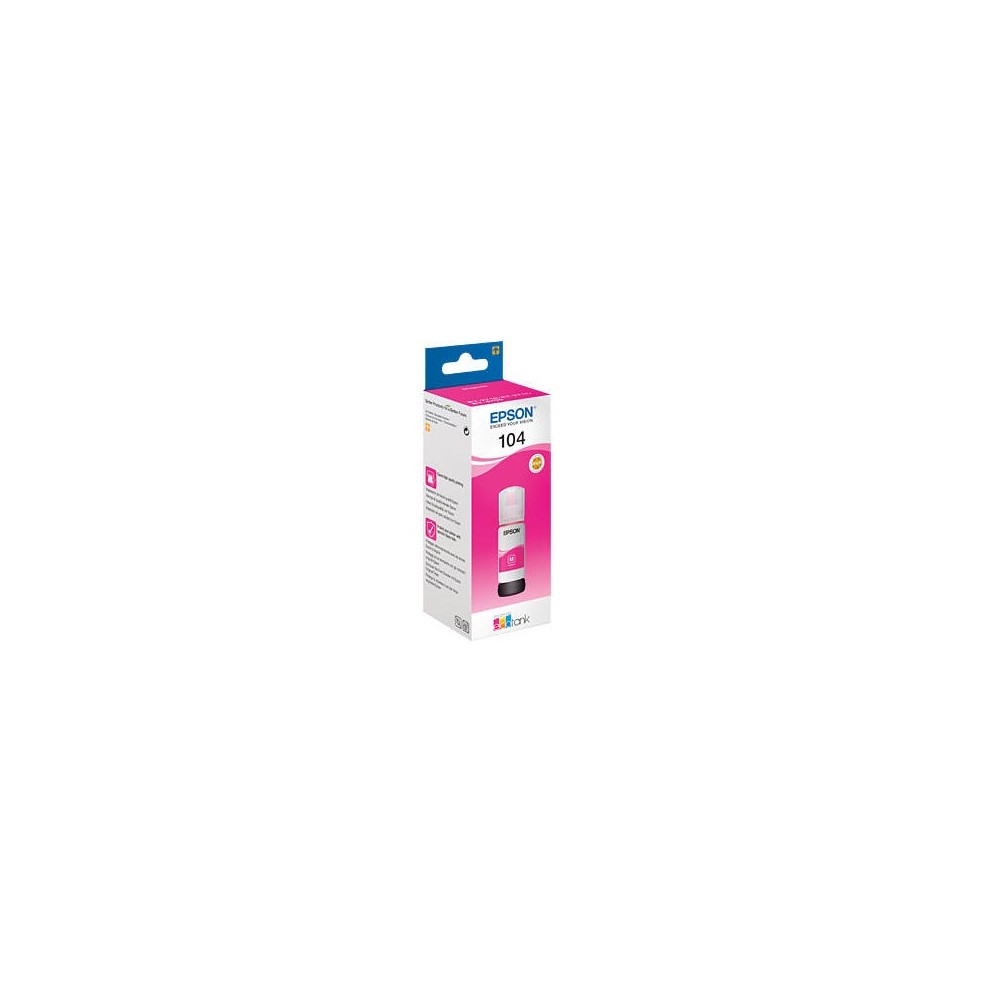 CARTUCCIA ORIGINALE ECOTANK 104 (C13T00P340) MAGENTA