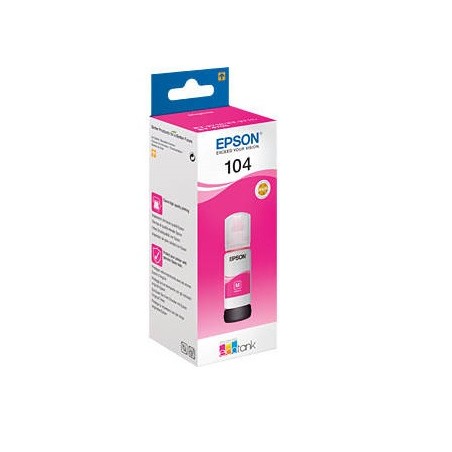 CARTUCCIA ORIGINALE ECOTANK 104 (C13T00P340) MAGENTA