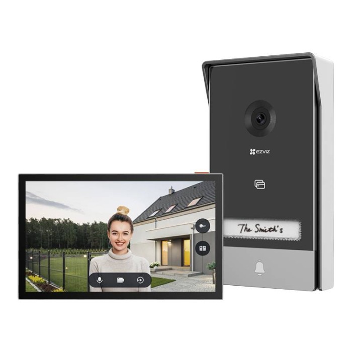 VIDEOCITOFONO SMART HP7 - 2K SCHERMO TOUCH 7" - CONTROLLO REMOTO - RILEVAMENTO MOVIMENTO - AUDIO BIDIREZIONALE (EZVCSHP7)