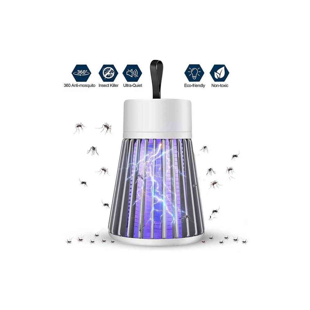 DISPOSITIVO LAMPADA ANTIZANZARE MOSQUITO KILLING LAMP YG-002 INSETTICIDA - BIANCO