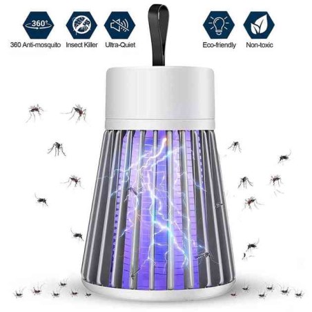 DISPOSITIVO LAMPADA ANTIZANZARE MOSQUITO KILLING LAMP YG-002 INSETTICIDA - BIANCO