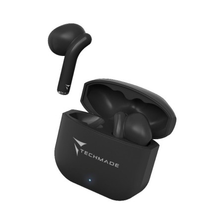 AURICOLARI BLUETOOTH CON BOX DI RICARICA NERI (TM-XM201-BK)