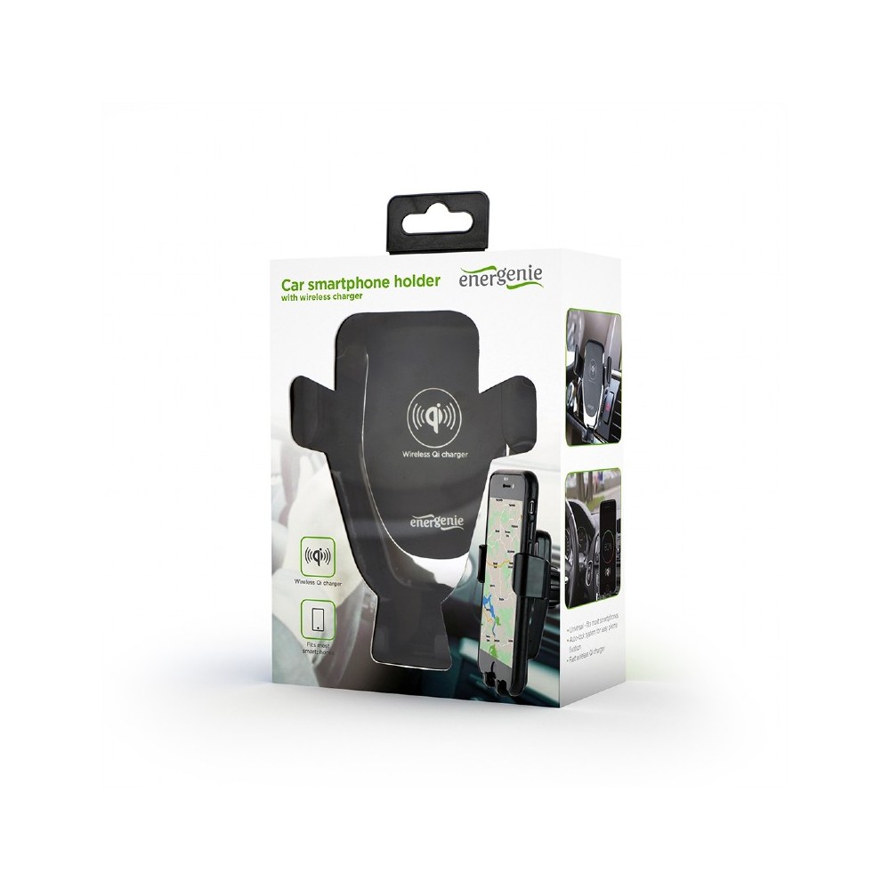 SUPPORTO PER SMARTPHONE DA AUTO CON CARICATORE WIRELESS 10W (EG-TA-CHAV-QI10-01)