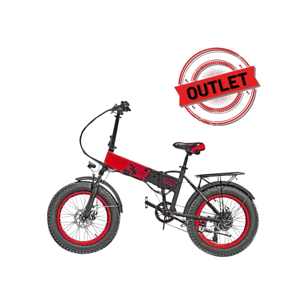 (OUTLET) BICI ELETTRICA CON PEDALATA ASSISTITA 12000 - 250W - ROSSA (MYT-20)