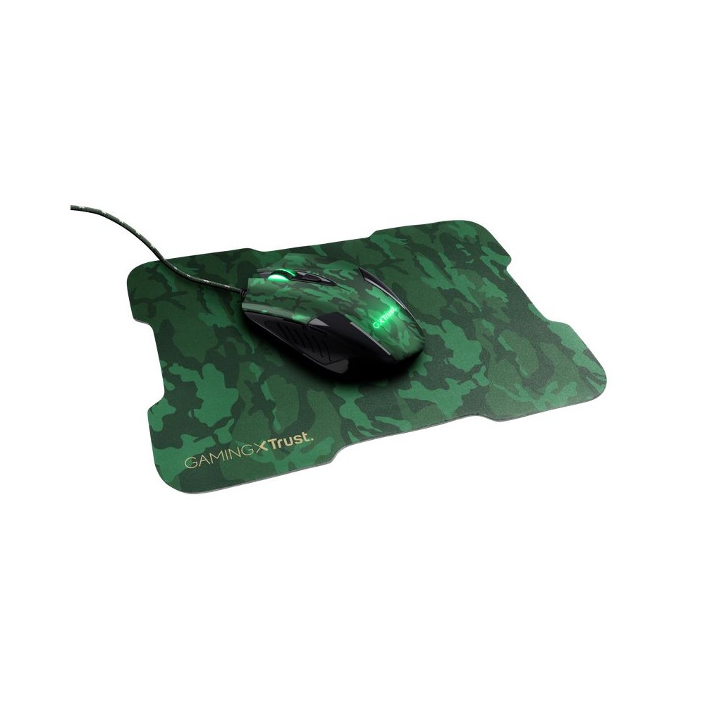MOUSE GAMING GTX 781 RIXA CON TAPPETINO PER MOUSE (23611) CAMOUFLAGE