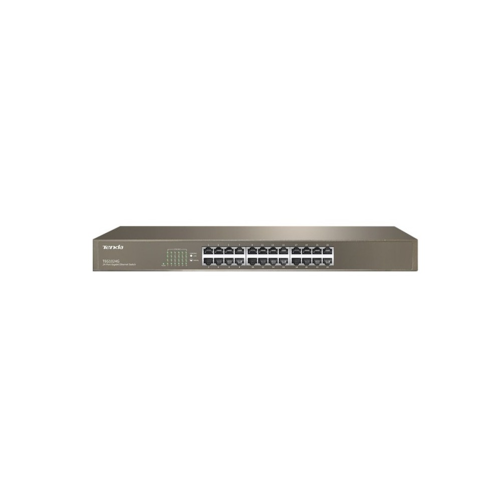 SWITCH RETE 24 PORTE TEG1024G GIGABIT 10/100/1000 INSTALLABILE RACK