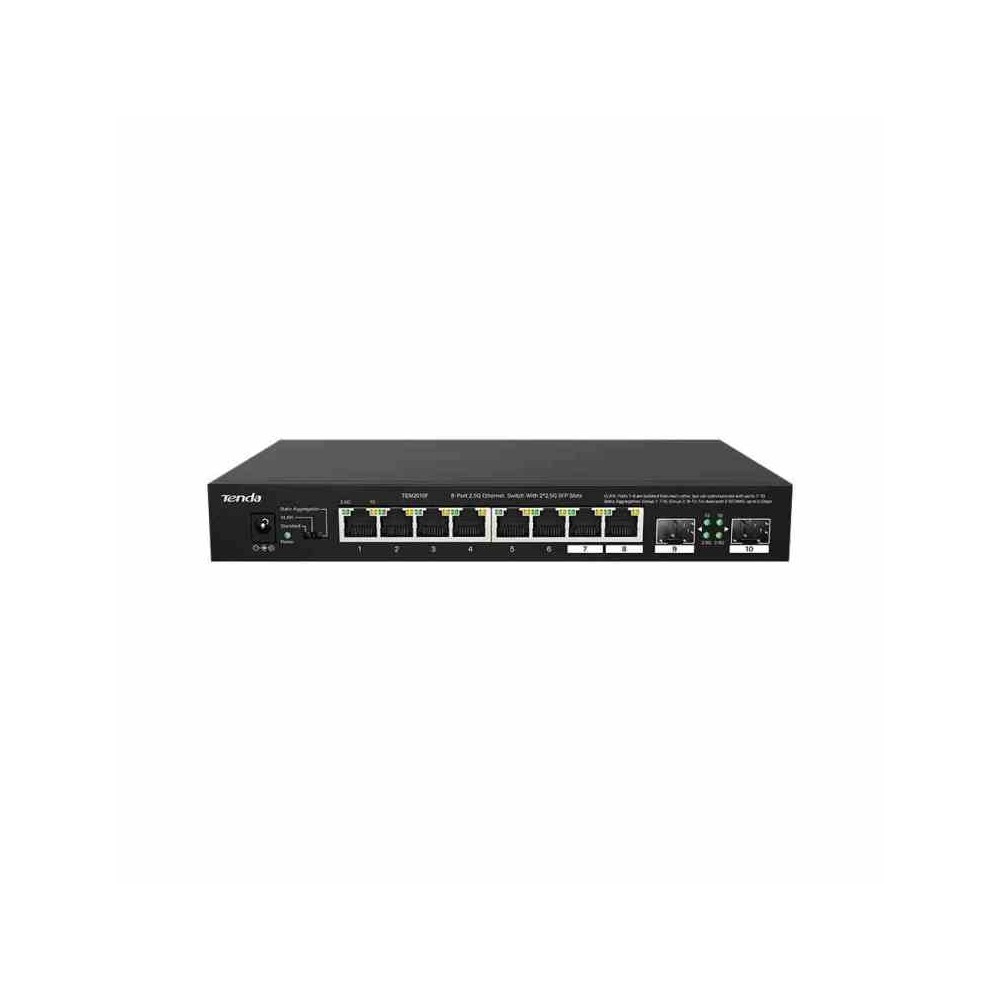 SWITCH RETE 2.5G 8 PORTE 10/100/1000 + 2 PORTE SFP (TEM2010F)